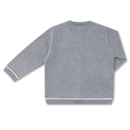 CARDIGAN TRICÔ CASHMERE CLÁSSICO BEBÊ 7877 CARDIGAN TRICÔ CASHMERE CLÁSSICO BEBÊ 7877  Cinza P