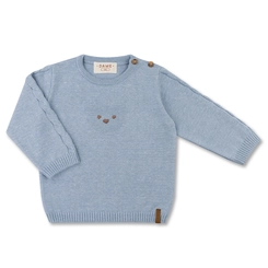 BLUSA TRICÔ URSINHO BORDADO BEBÊ 7870
