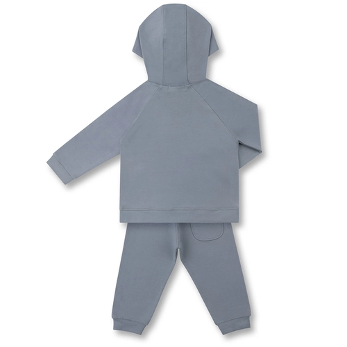 CONJUNTO AGASALHO/CALÇA MOLETOM TEDDY BETHOVEN BEBÊ 7885 Delavê