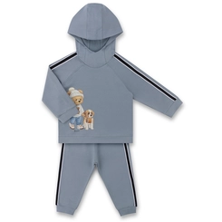 CONJUNTO AGASALHO/CALÇA MOLETOM TEDDY BETHOVEN BEBÊ 7885