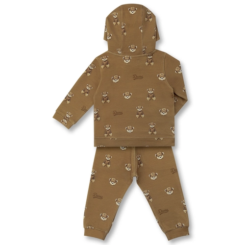 CONJUNTO AGASALHO/CALÇA NEOPRENE ESTAMPA TEDDY BEBÊ 7890 Marinho