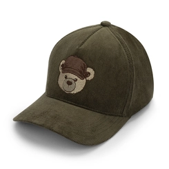 BONÉ VELUDO TEDDY BORDADO INFANTIL 8130