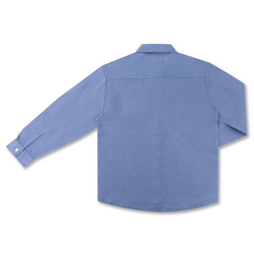 CAMISA 100% LINHO ML INFANTIL 7906 CAMISA 100% LINHO ML INFANTIL 7906 Denim 1