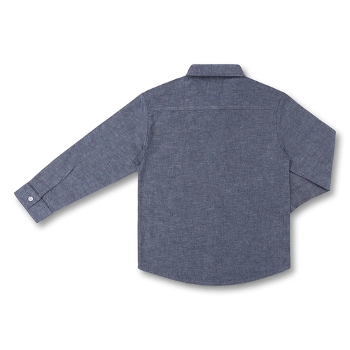 CAMISA LINHO DENIM ML INFANTIL 7909