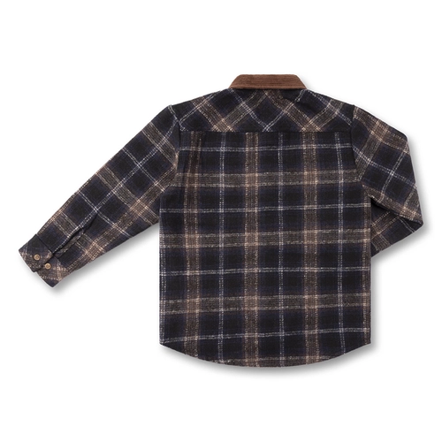 CAMISA XADREZ FLANELA ALGODÃO FORRO MEIA-MALHA ML INFANTIL 7934 CAMISA XADREZ FLANELA ALGODÃO FORRO MEIA-MALHA ML INFANTIL 7934 Preto 2