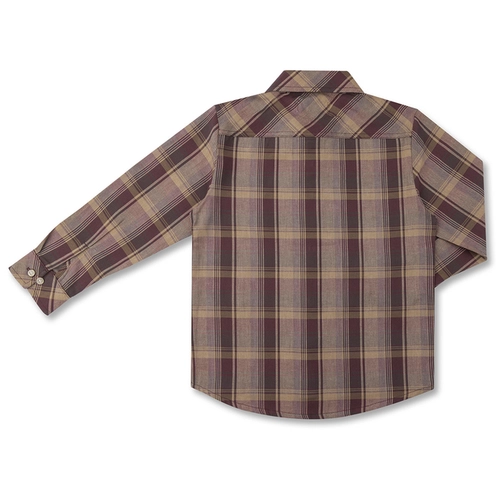 CAMISA XADREZ FLANELA ALGODÃO ML INFANTIL 7928 CAMISA XADREZ FLANELA ALGODÃO ML INFANTIL 7928  Vinho 3
