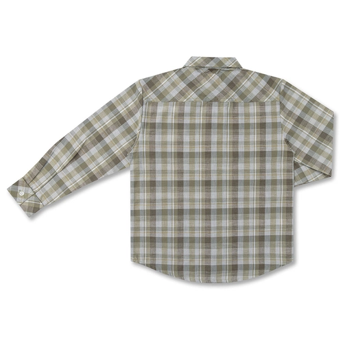 CAMISA XADREZ ALGODÃO ML INFANTIL 7920 CAMISA XADREZ ALGODÃO ML INFANTIL 7920 Militar 3