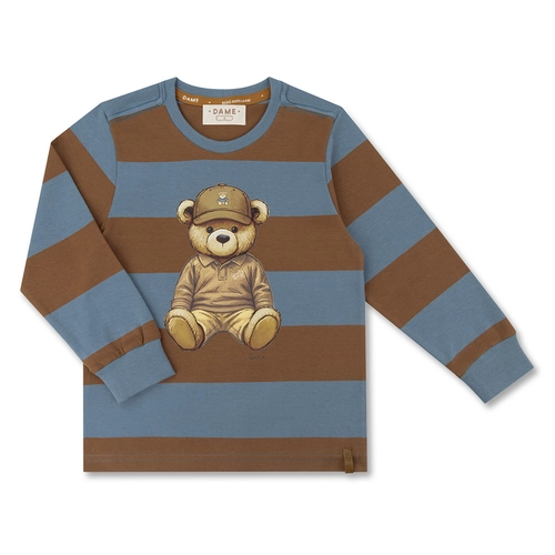 CAMISETA ALGODÃO TEDDY SENTADO ML INFANTIL 7980 CAMISETA ALGODÃO TEDDY SENTADO ML INFANTIL 7980  Couro 2