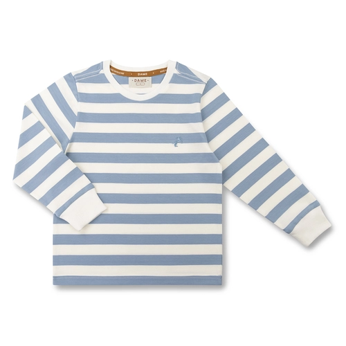 CAMISETA ALGODÃO LISTRADA NAVY BORDADO CAVALO ML INFANTIL 7982 CAMISETA ALGODÃO LISTRADA NAVY BORDADO CAVALO ML INFANTIL 7982 Delavê 2