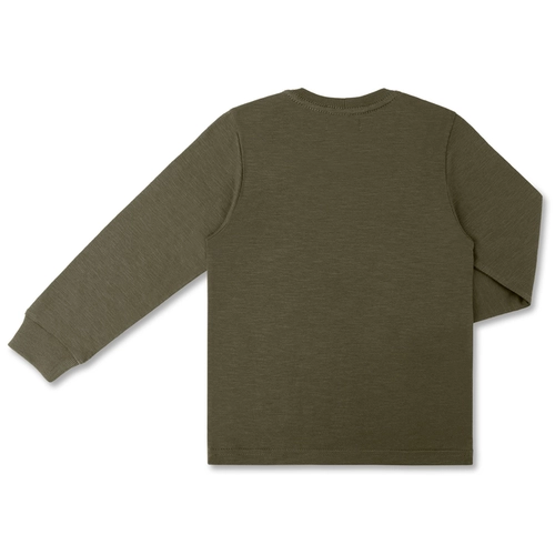 CAMISETA ALGODÃO TEDDY ALPINISTA ML INFANTIL 7974 CAMISETA ALGODÃO TEDDY ALPINISTA ML INFANTIL 7974  Militar 4