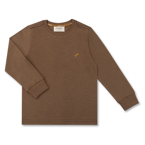 CAMISETA ALGODÃO BORDADO CAVALO ML INFANTIL 7975 CAMISETA ALGODÃO BORDADO CAVALO ML INFANTIL 7975  Couro 12