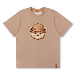 CAMISETA ALGODÃO TEDDY BONÉ MC INFANTIL 7986