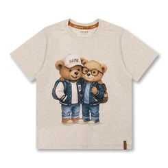 CAMISETA ALGODÃO TEDDY AMIGOS MC INFANTIL 8003