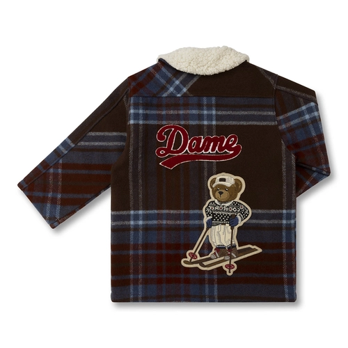 CASACO 100% LÃ PATCHES DAME E TEDDY INFANTIL 7940 CASACO 100% LÃ PATCHES DAME E TEDDY INFANTIL 7940  Carmim 3