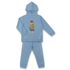 CONJUNTO AGASALHO/CALÇA NEOPRENE VISCOSE/ELASTANO VIVOS TEDDY TRENCH INFANTIL 8014
