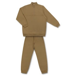 CONJUNTO AGASALHO/CALÇA MOLETOM FELPADO PATCH TEDDY MINI MÃE ADULTO 8074