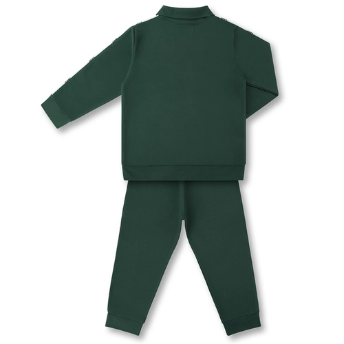 CONJUNTO AGASALHO/CALÇA MOLETOM ELASTANO VIVOS INFANTIL 8015 Petróleo