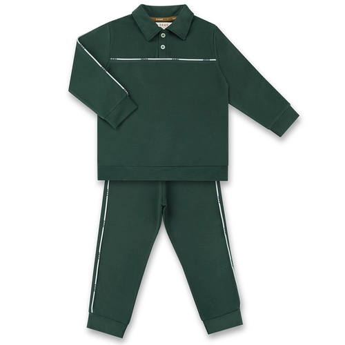 CONJUNTO AGASALHO/CALÇA MOLETOM ELASTANO VIVOS INFANTIL 8015 Cinza