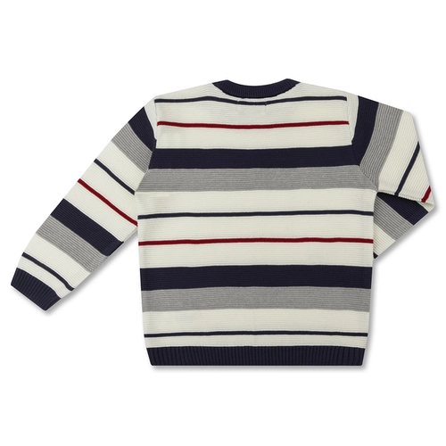 BLUSA TRICÔ LISTRADA NAVY INFANTIL 8093