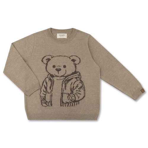 BLUSA TRICÔ JACQUARD TEDDY CONTORNO INFANTIL 8105