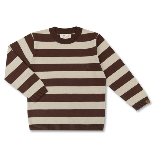 BLUSA TRICÔ LISTRADA BICOLOR INFANTIL 8087