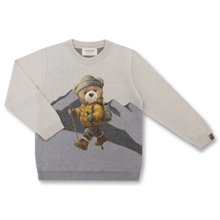 BLUSA TRICÔ DTF TEDDY ALPINISTA INFANTIL 8108