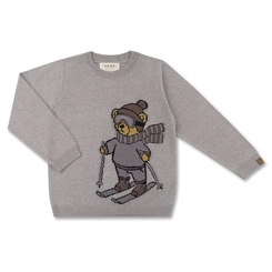 BLUSA TRICÔ JACQUARD TEDDY SKI INFANTIL 8109