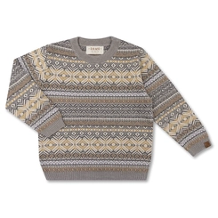 BLUSA TRICÔ JACQUARD ÉTNICO TOTAL INFANTIL 8099