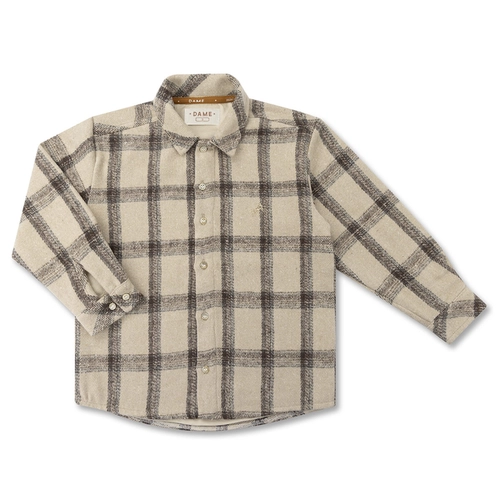 CAMISA XADREZ FLANELA ALGODÃO FORRO MEIA-MALHA ML INFANTIL 7935 CAMISA XADREZ FLANELA ALGODÃO FORRO MEIA-MALHA ML INFANTIL 7935 Bege 12