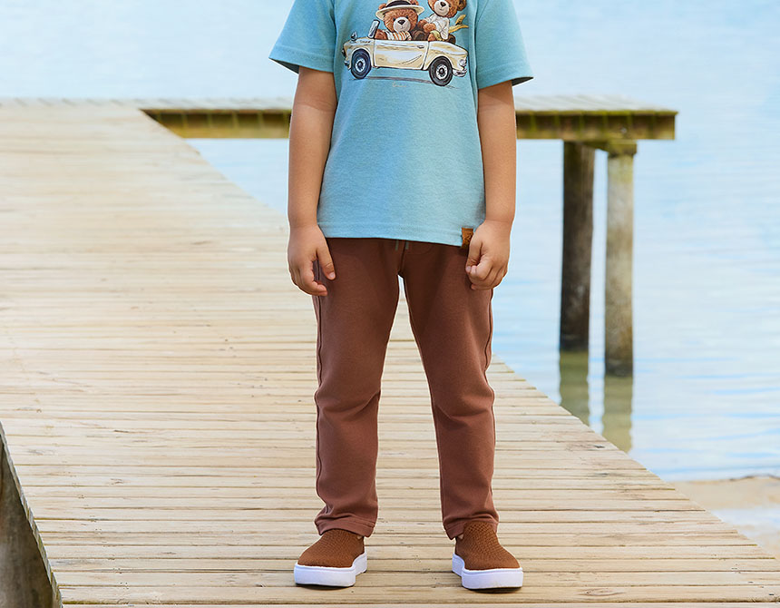 CALÇA SKINNY MOLETOM ELASTANO BÁSICA INFANTIL 7791