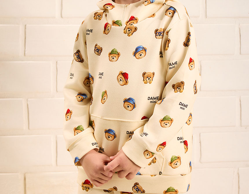 BLUSA CANGURU NEOPRENE VISCOSE TEDDY INFANTIL 7802