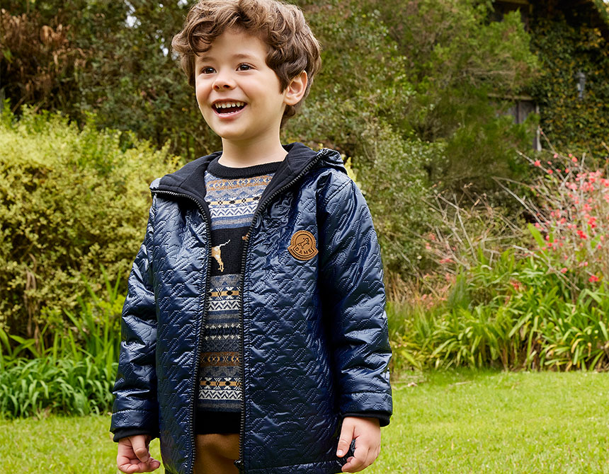 BLUSA TRICÔ JACQUARD ÉTNICO CACHORROS INFANTIL 8100